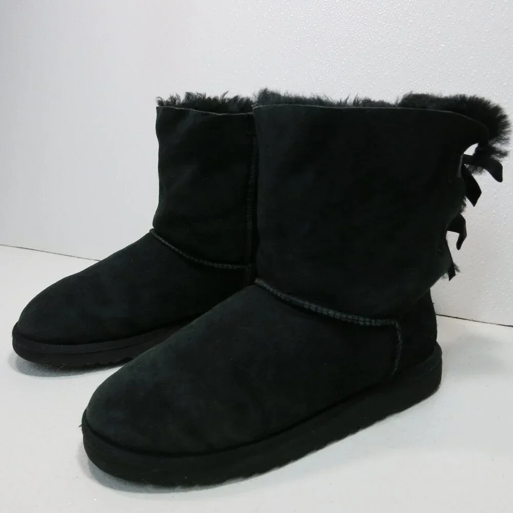 UGG Insulated Bailey Bow 3280Y Shoes Boots Australia Winter Footwear Kids Size 6